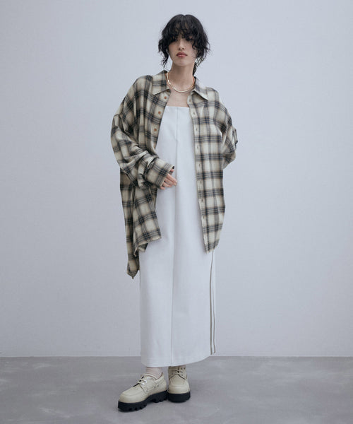 ADAM ET ROPÉ FEMME / 【PROVOKE】BIG FLANNEL SHIRT (トップス