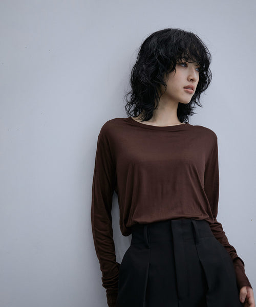 ADAM ET ROPÉ FEMME / 【Baserange】LONG SLEEVE TEE (トップス / T