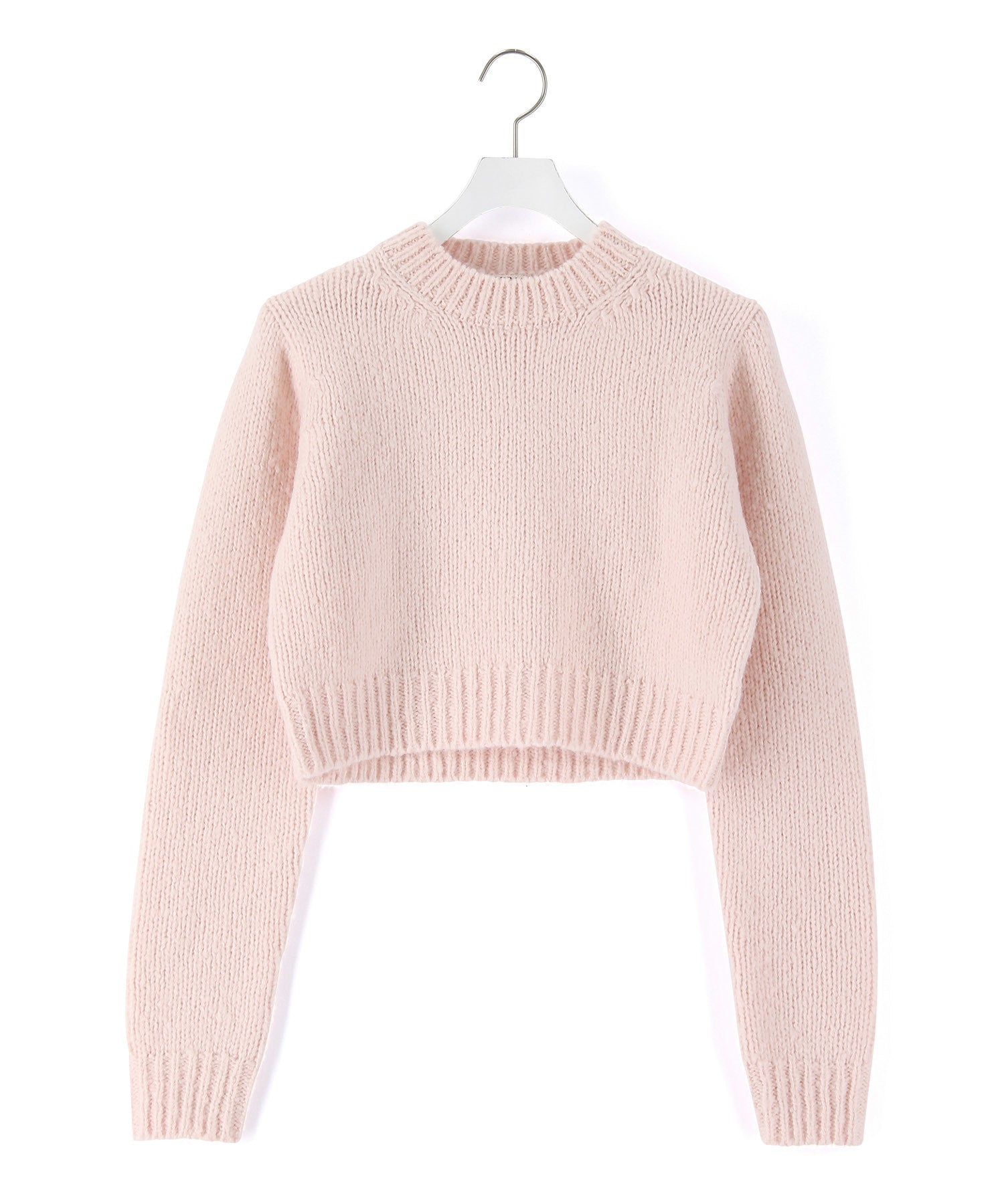 AURALEE】WOOL BABY CAMEL BRUSHED YARN KNIT SHORT PULL OVER ｜ ADAM