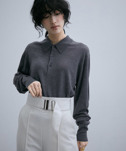 ADAM ET ROPÉ FEMME / 【JOHN SMEDLEY】SHIRT FC LS TURNBACK CUFF