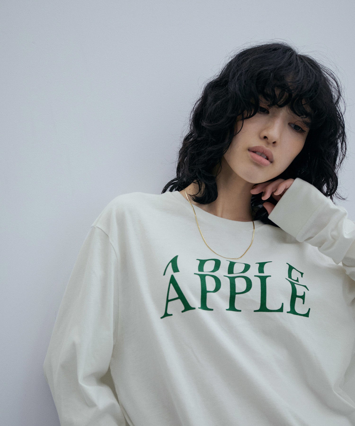 FLAVOR TEE for ADAM ET ROPE'】別注 YOMOGI DROP APPLE TEE ｜ ADAM