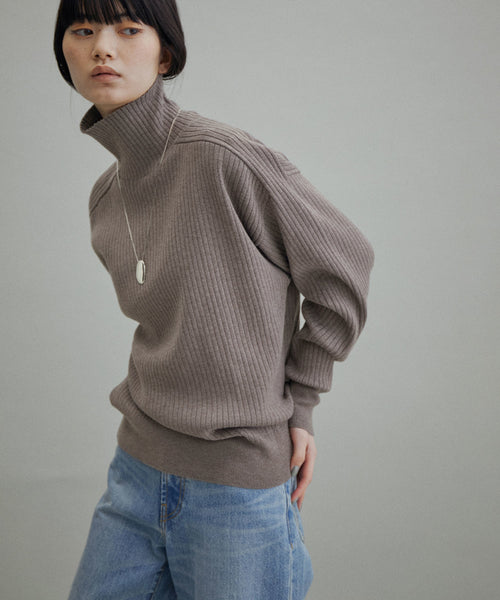 ADAM ET ROPÉ FEMME / 【WEB・一部実店舗限定】WOOL混リブタートル