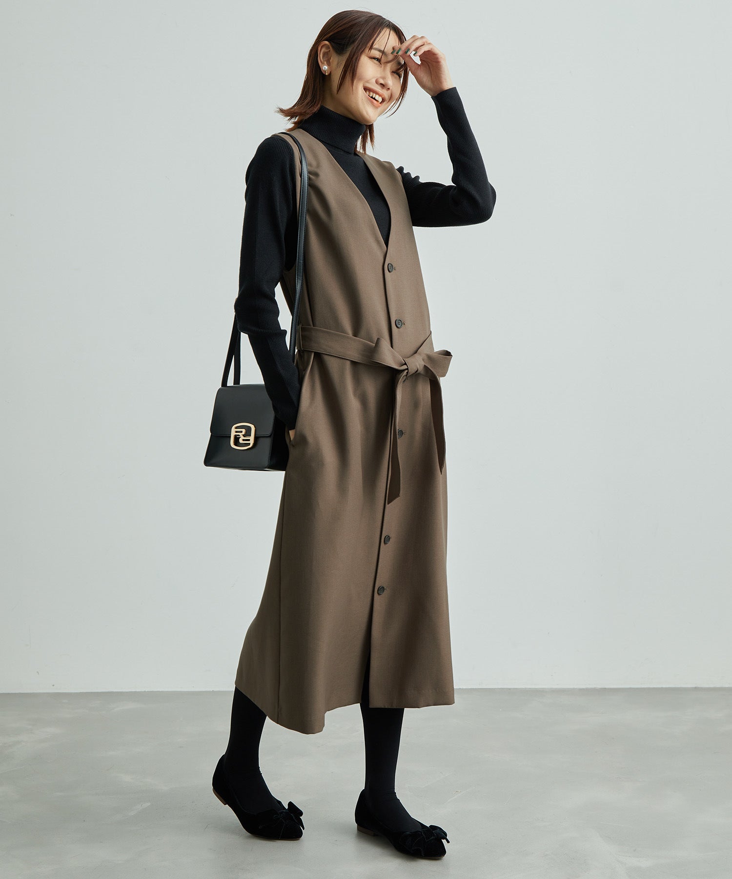 2WAY/Powder Twill Stretch ジレジャンスカ｜J'aDoRe JUN ONLINE