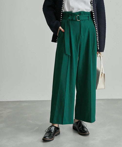 HELK WAIST TIE WIDE PANTS ワイドパンツ