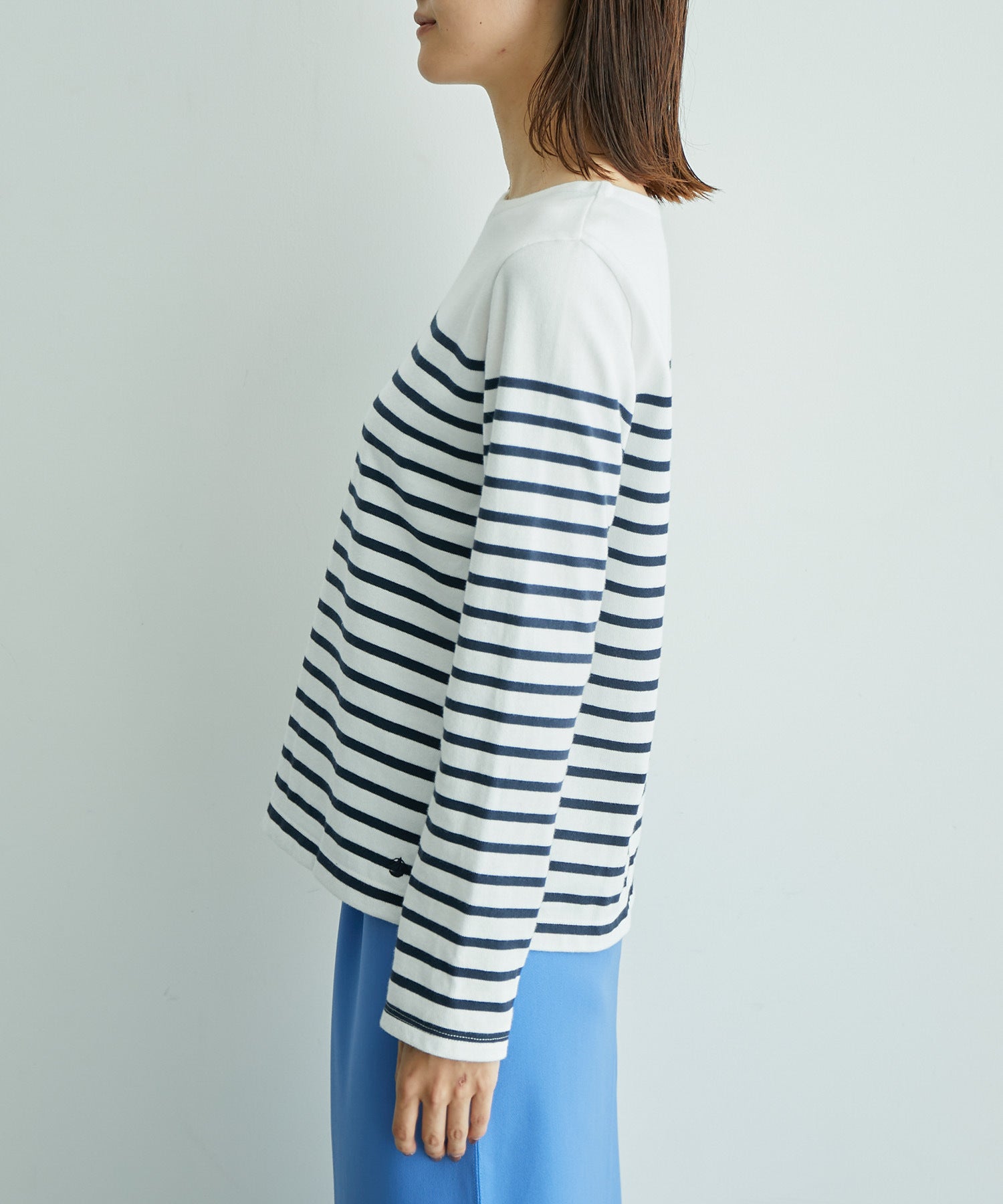 PETIT BATEAU（プチバトー）】ボーダーカットソー ｜ ROPE'（ロペ