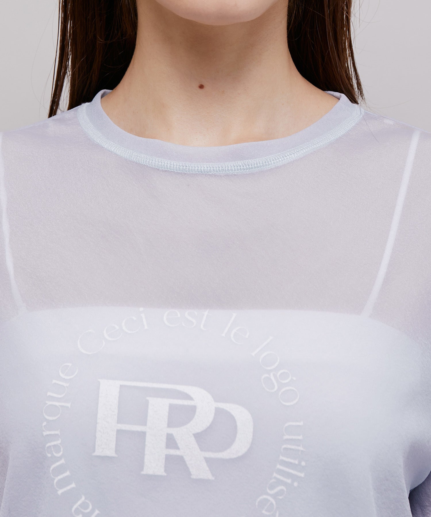 ロゴプリントシアーTシャツ ｜ ROPE'（ロペ） | ブランド公式サイト