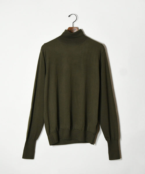 A.PRESSE High Gauge Turtleneck Sweater-