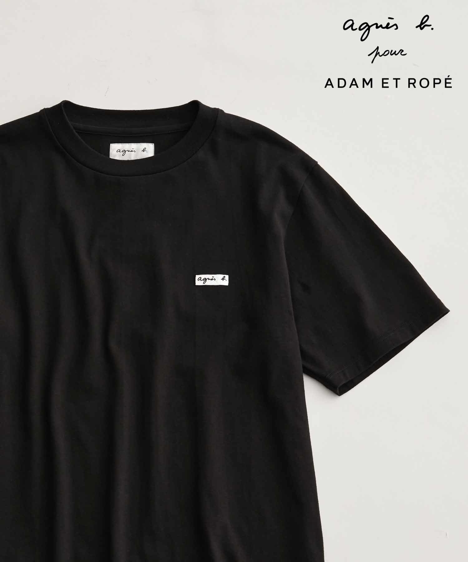 agnes b. pour ADAM ET ROPE'】ワッペン刺繍 Tシャツ ｜ ADAM ET