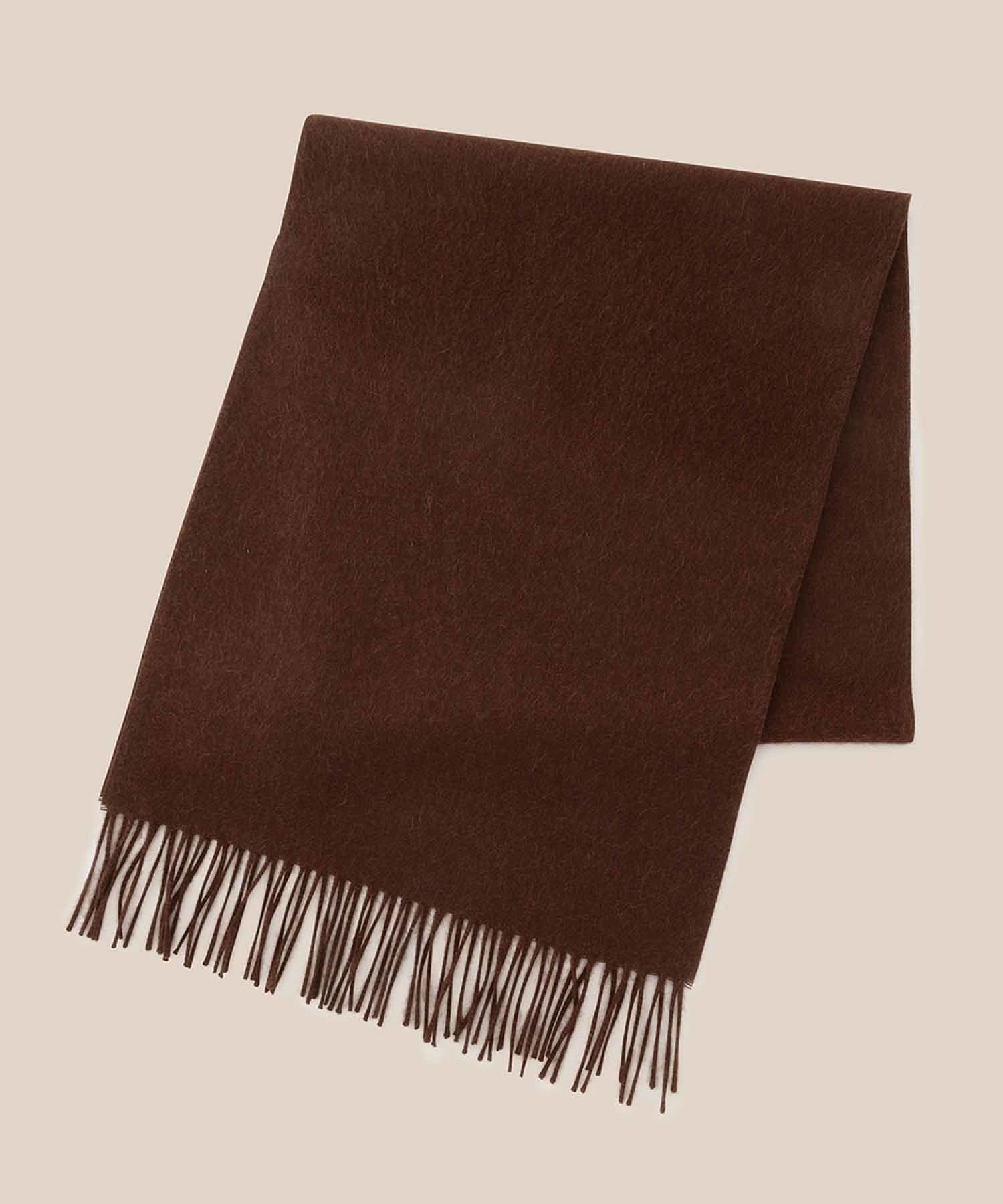 新品工具 大人気！ ザ・イノウエブラザーズ Brushed Scarf ブラウン