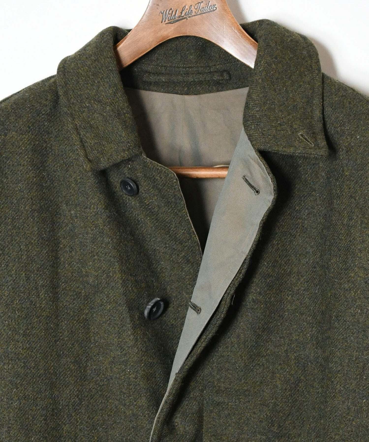 【A.PRESSE】Tweed Balmacaan Coat サイズ2よろしくお願いします
