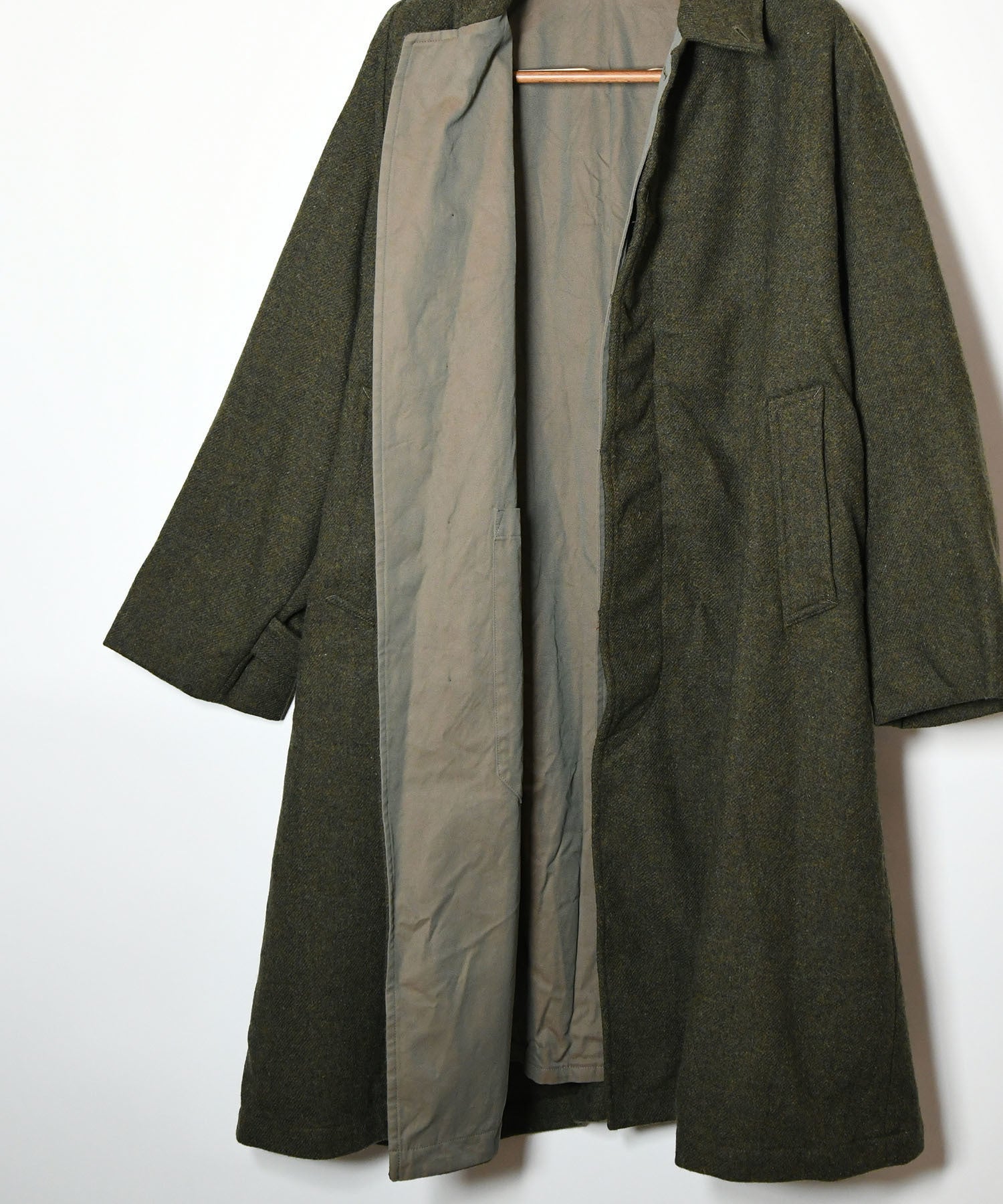 海外ブランド a.presse Balmacaan 3 ネイビー Coat ステンカラーコート