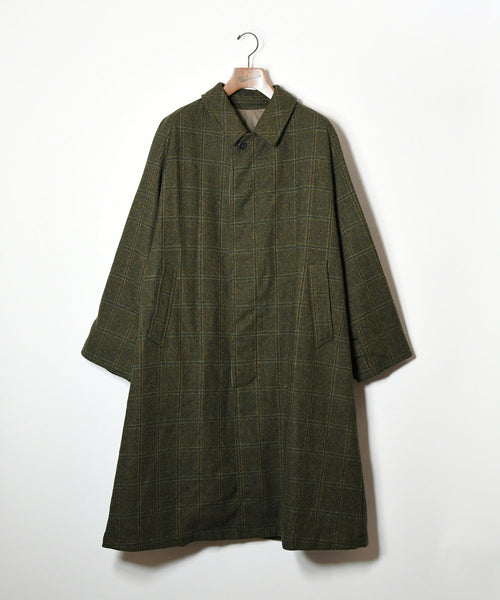 ADAM ET ROPÉ WILD LIFE TAILOR / 【A.PRESSE】Tweed Balmacaan Coat