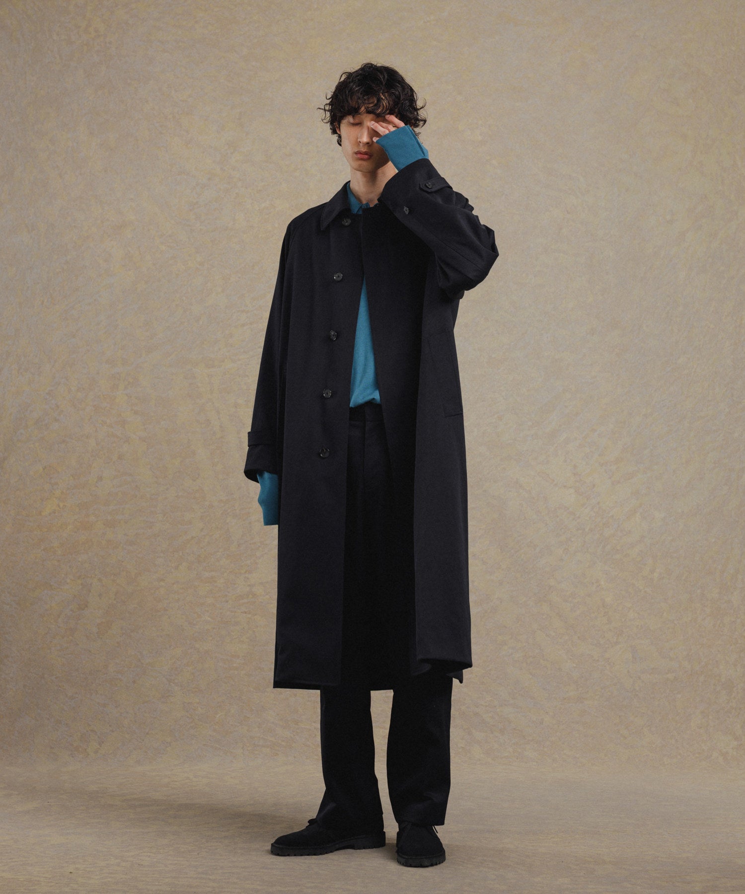 WILD LIFE TAILOR】ウーステッド ドロップショルダー インサレーション