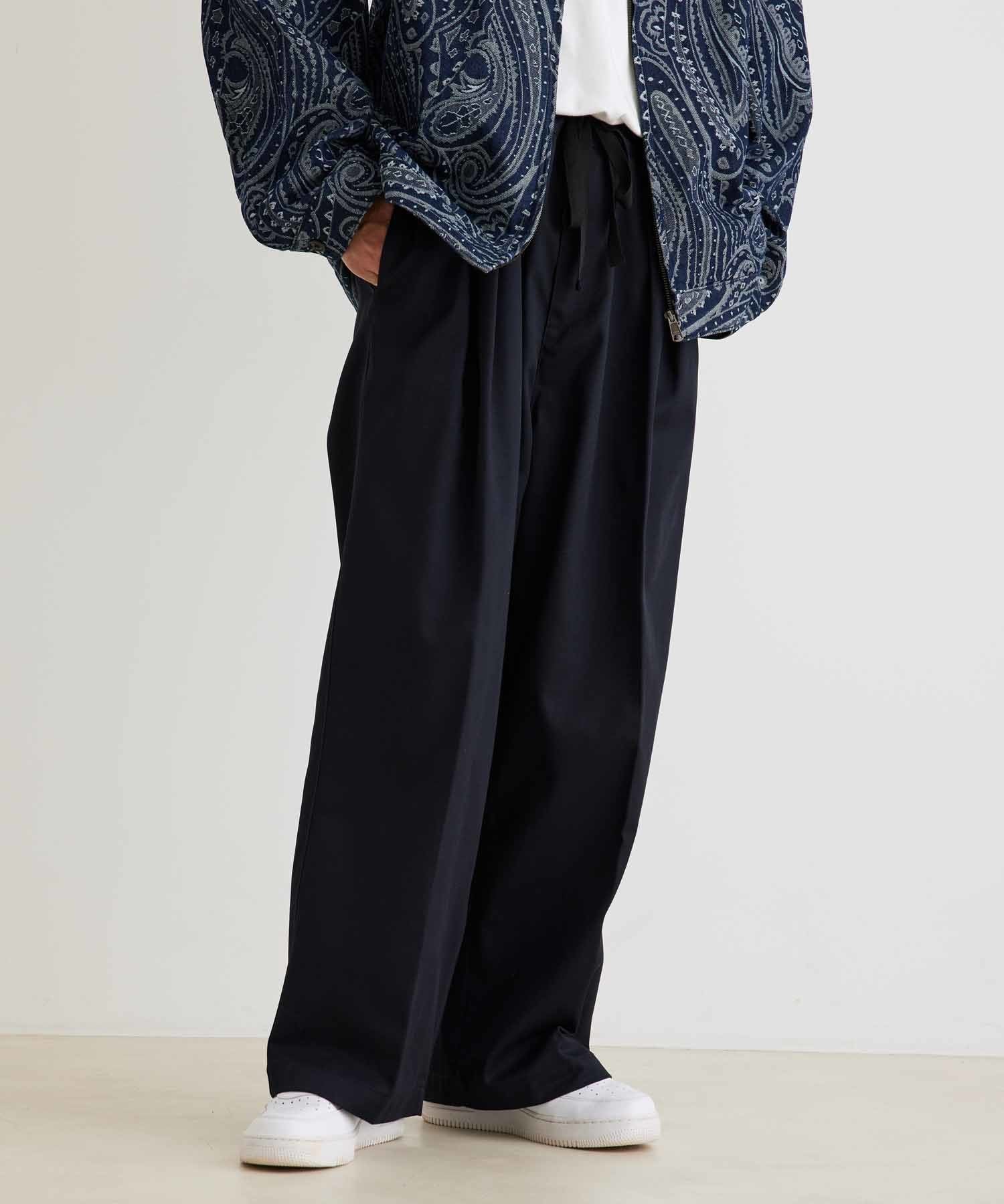 2way horn docking wide pants ワイド バギー-