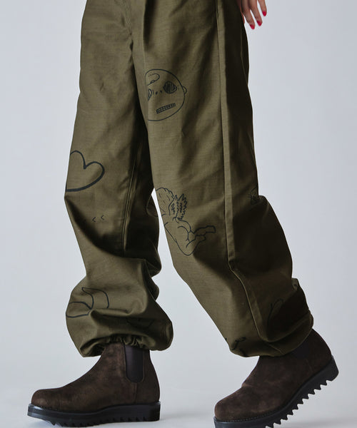 M TO R / ［PANTS］DESIGN PRINT MILITARY PANTS (パンツ / パンツ