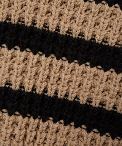 bonjour records / 【TheOpen Product】STRIPEBACK CUT-OUT KNIT