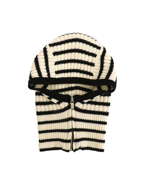 bonjour records / 【TheOpen Product】STRIPE ZIP UP BALACLAVA (帽子