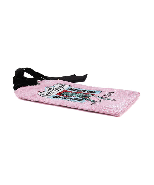 bonjour records(ボンジュールレコード) / HOTEL OLYMPIA Pink Luggage Tag Bag (財布/小物 /  ポーチ) 通販｜J'aDoRe JUN ONLINE