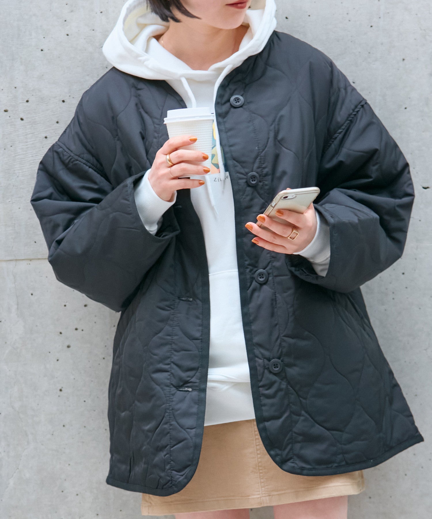 WEB限定】キルティングミドルコート｜J'aDoRe JUN ONLINE OUTLET 