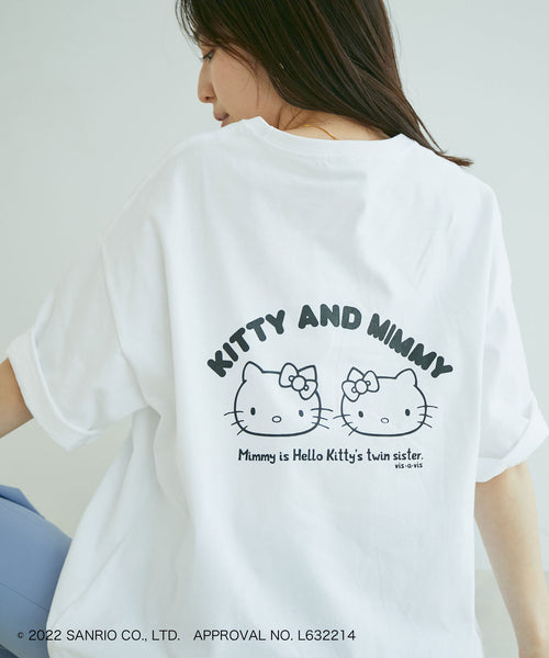 ハローキティプリントTシャツ-