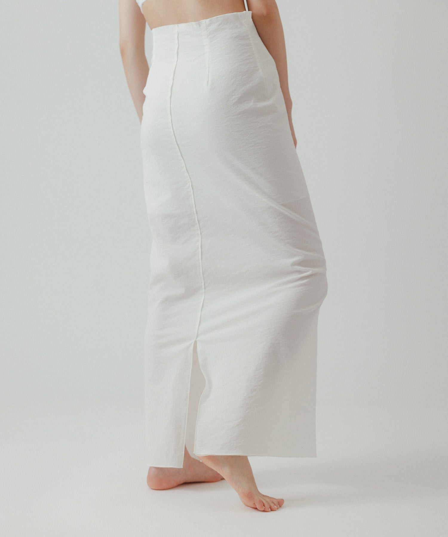 ブランド店 yo biotop sheer tight skirt white 2 | www.mizenplace.com