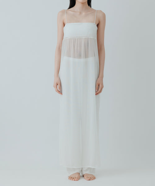 BIOTOP(ビオトープ) / 【yo BIOTOP】sheer cami long dress 