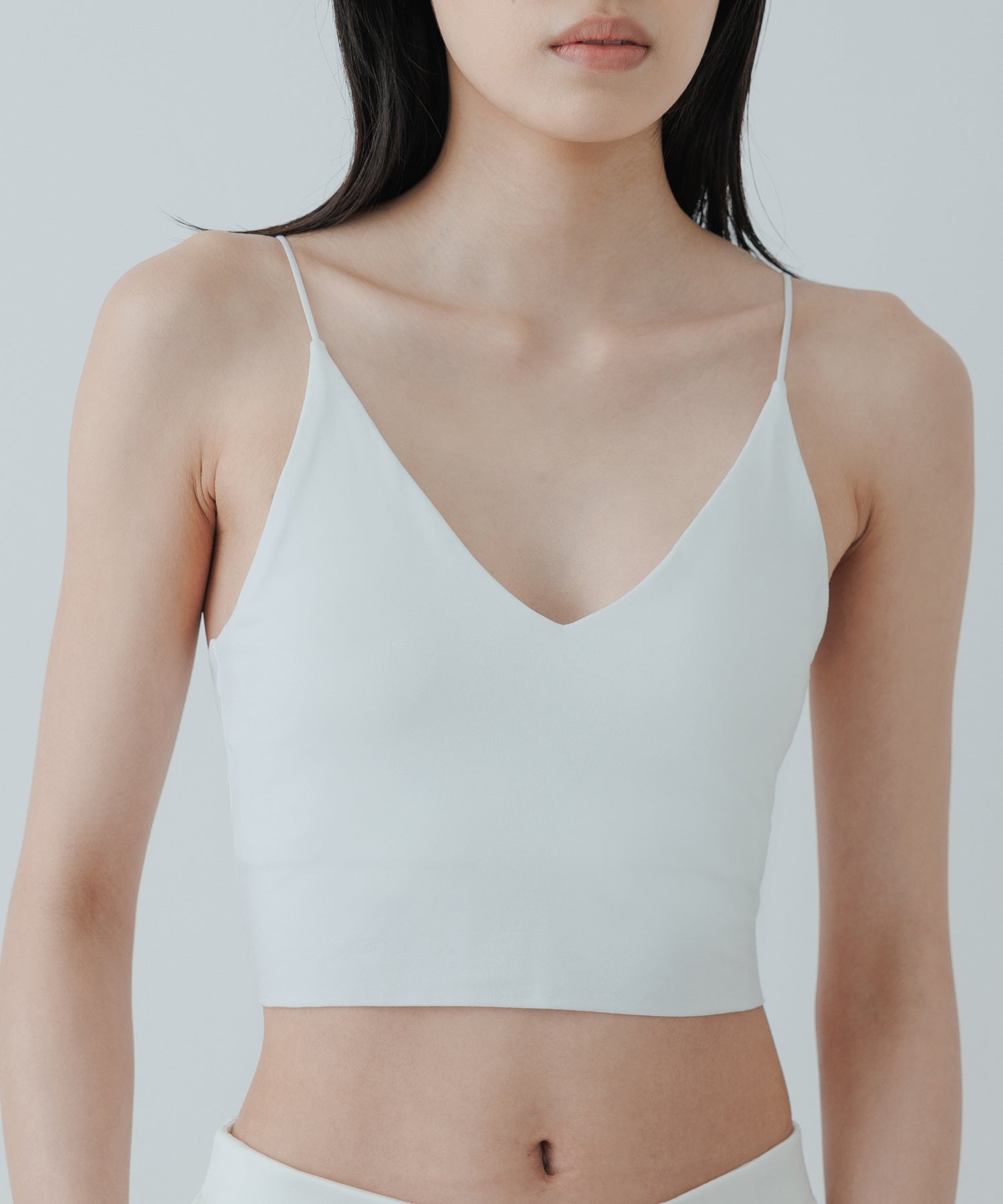 yo BIOTOP Cropped bare bra top 白 サイズ0 公式ショップ - トップス