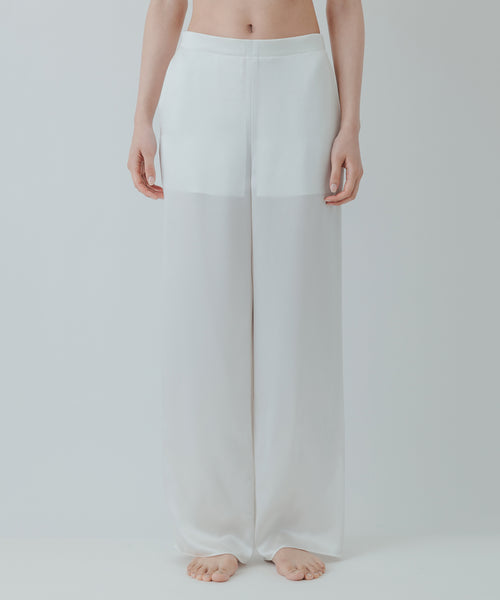 BIOTOP / 【yo BIOTOP】silk straight pants (パンツ / パンツ) 通販