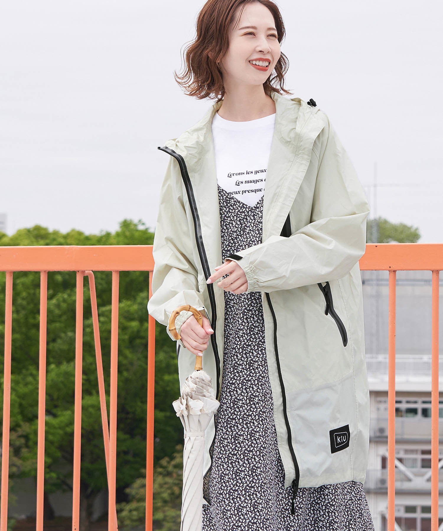 一部店舗限定】【KiU/キウ】 RAIN ZIP UP ｜ ROPE' PICNIC ロペ