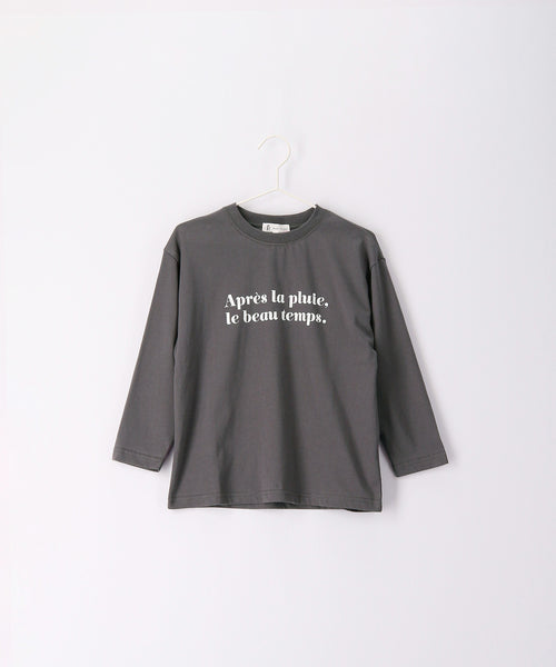 ROPÉ PICNIC KIDS / 【KIDS】UNISEXメッセージロングTシャツ (トップス