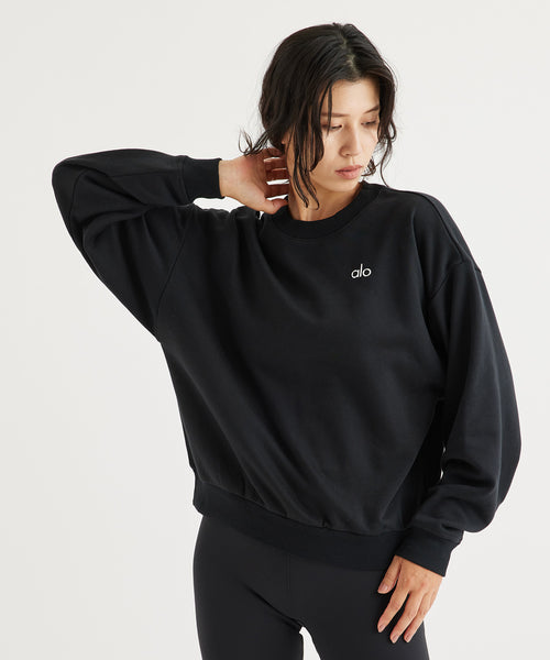 NERGY / 【alo】ACCOLADE CREW NECK PULLOVER クルーネックプル