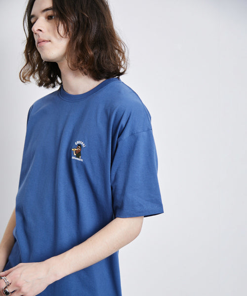 JUNRed / サガラ刺繍ワンポイントTシャツ (トップス / Tシャツ