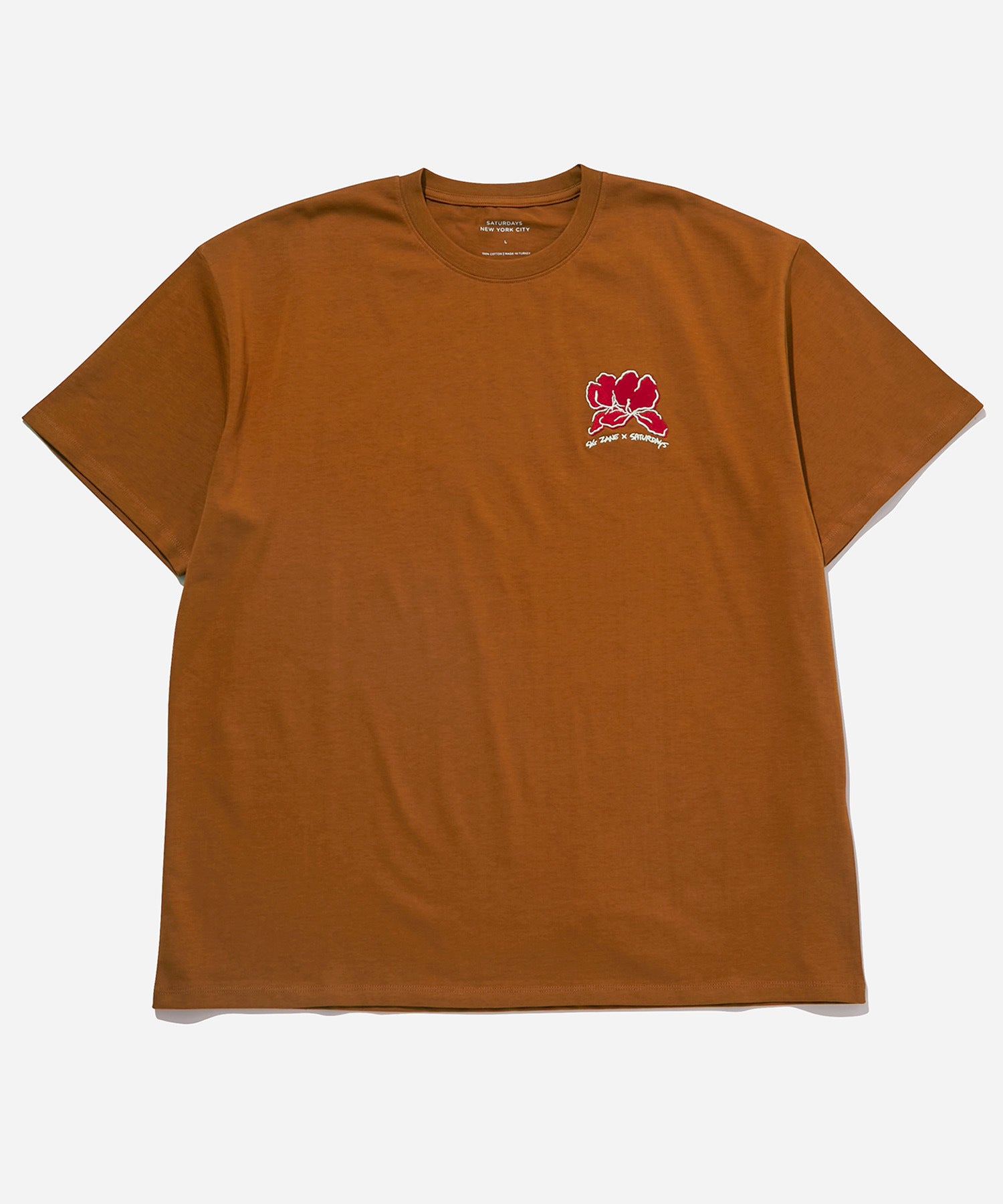 新品 Saturdays NYC Manoa Patchwork ロングTシャツ-