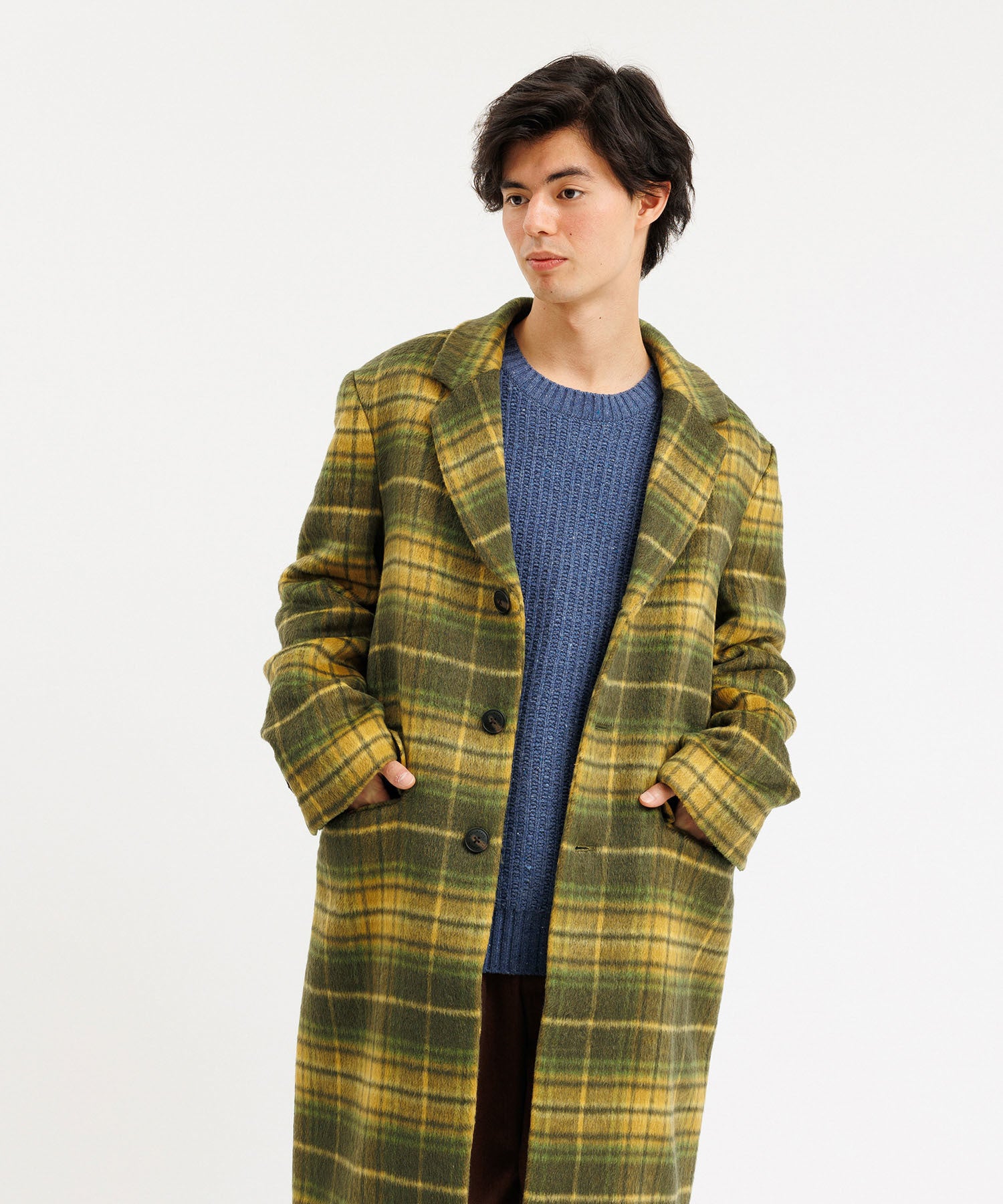 Morgan Plaid Overcoat｜J'aDoRe JUN ONLINE OUTLET｜ジャドール