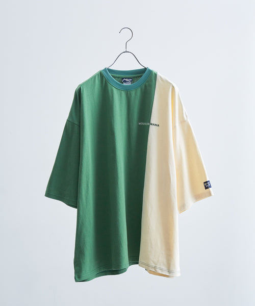 JUNRed / 【MOUNTAIN MANIA / マウンテンマニア】 COLORBLOCK T