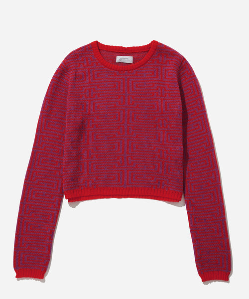【オリーブ（37）】Lin Geo Mohair Sweater