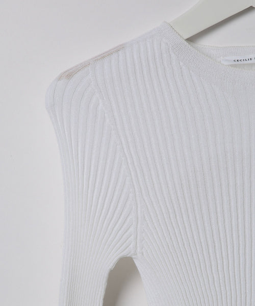 BIOTOP / WOMENS【CECILIE BAHNSEN】JAYLA TOP COTTON BLEND (トップス