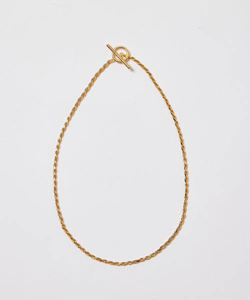 BIOTOP / WOMENS【All Blues】Rope Necklace Gold Short (アクセサリー