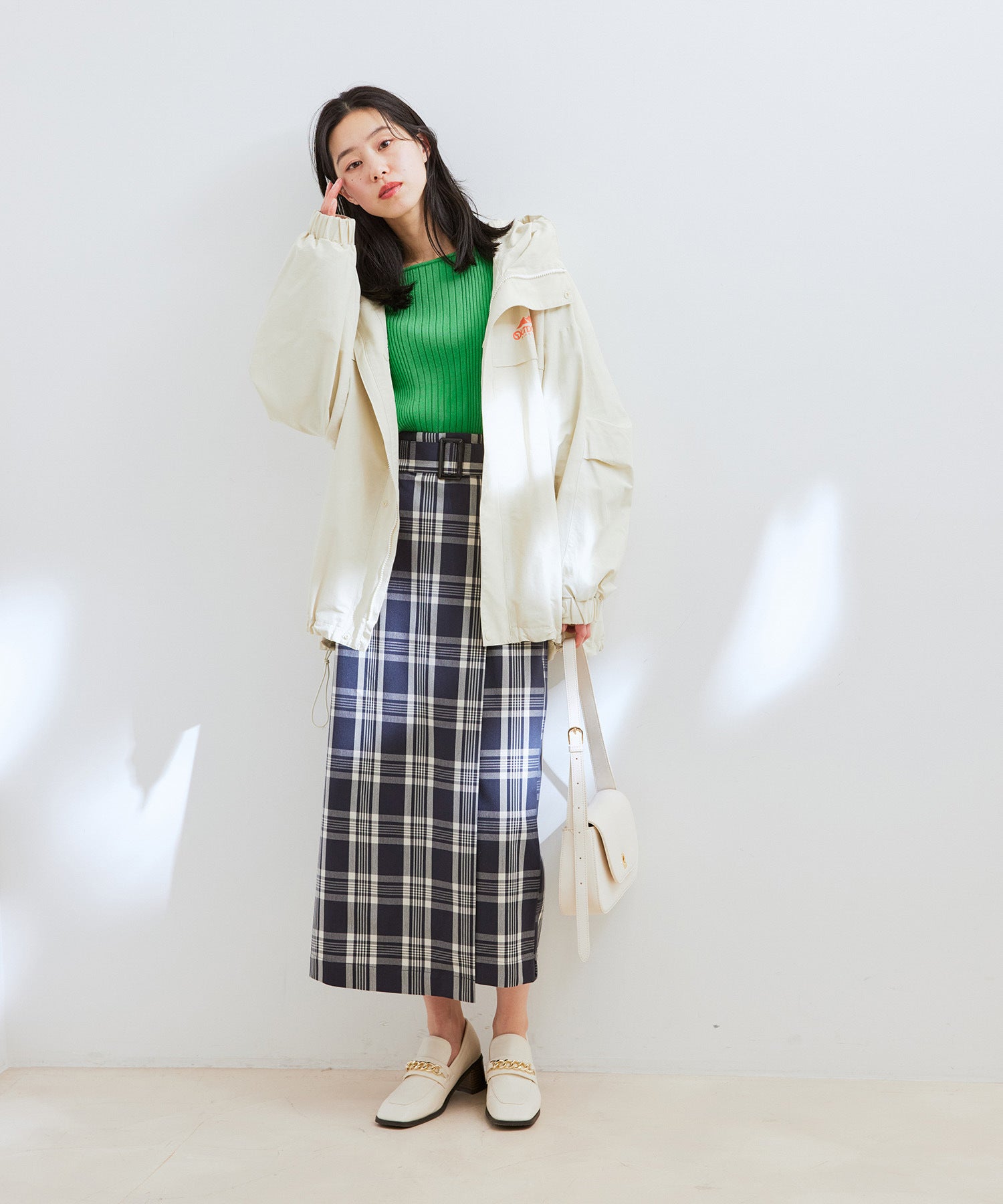 shrimps スカート skirt visit forウエストは平置き何センチですか ...