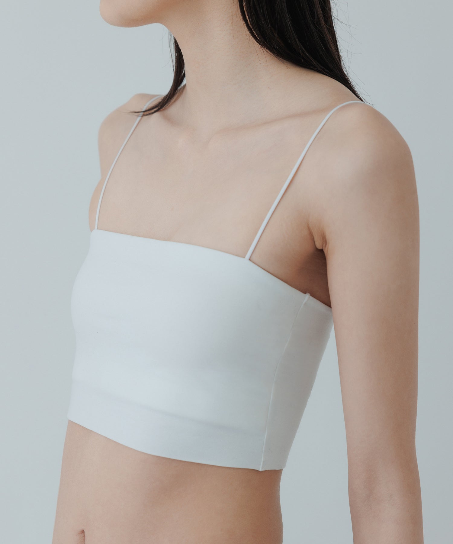 送料無料（沖縄は1000円) WOMENS【yo BIOTOP】Cropped bare bra top