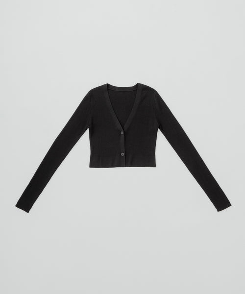 BIOTOP(ビオトープ) / 【yo BIOTOP】V silk cotton lib short cardigan ...