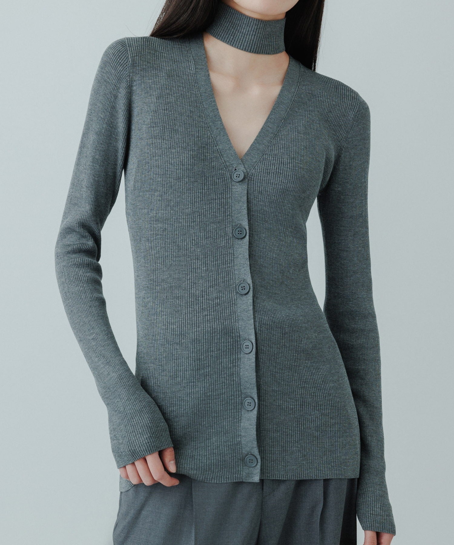 高級素材使用ブランド 【yo cardigan BIOTOP】Cotton silk Cotton