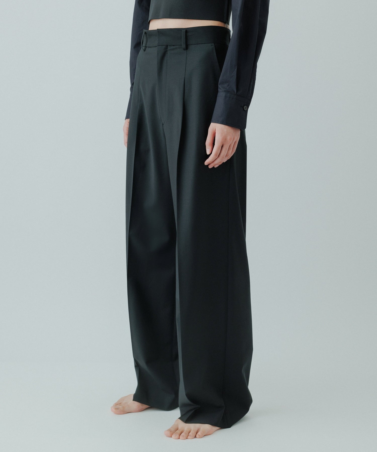 yo BIOTOP 23ss High waist slacks | gulatilaw.com