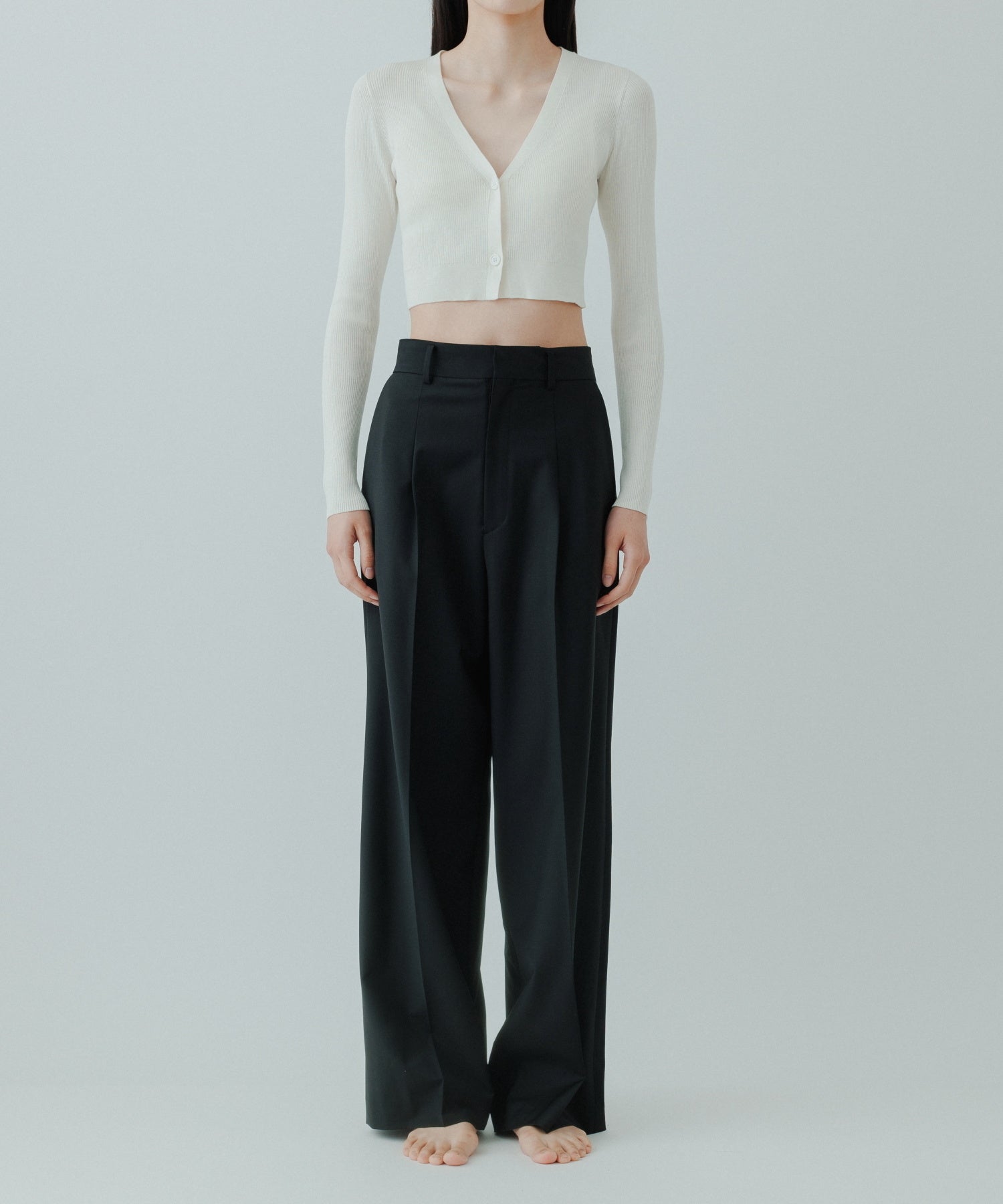 yo BIOTOP】High waist slacks-