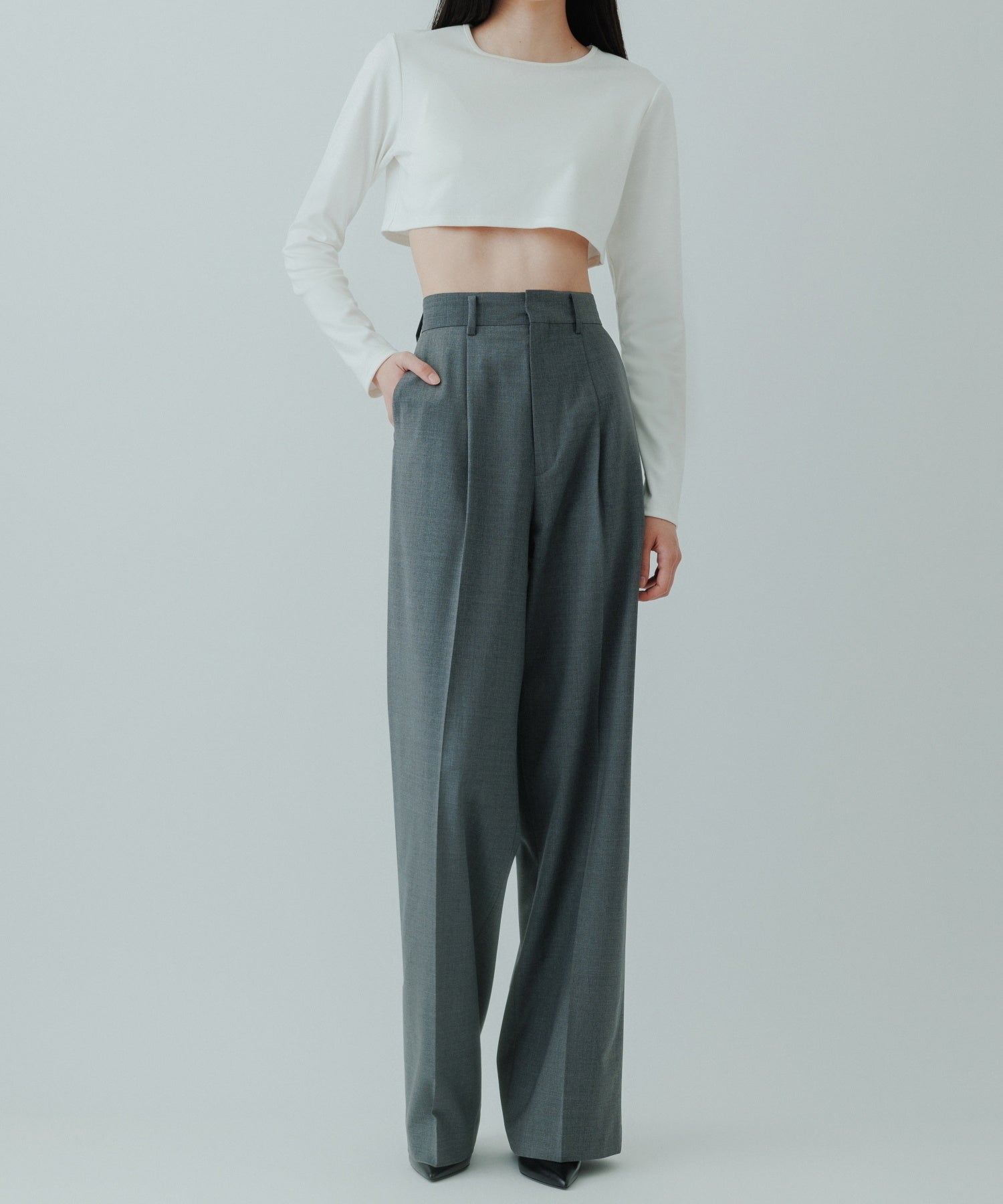 yo BIOTOP 23ss High waist slacks | gulatilaw.com