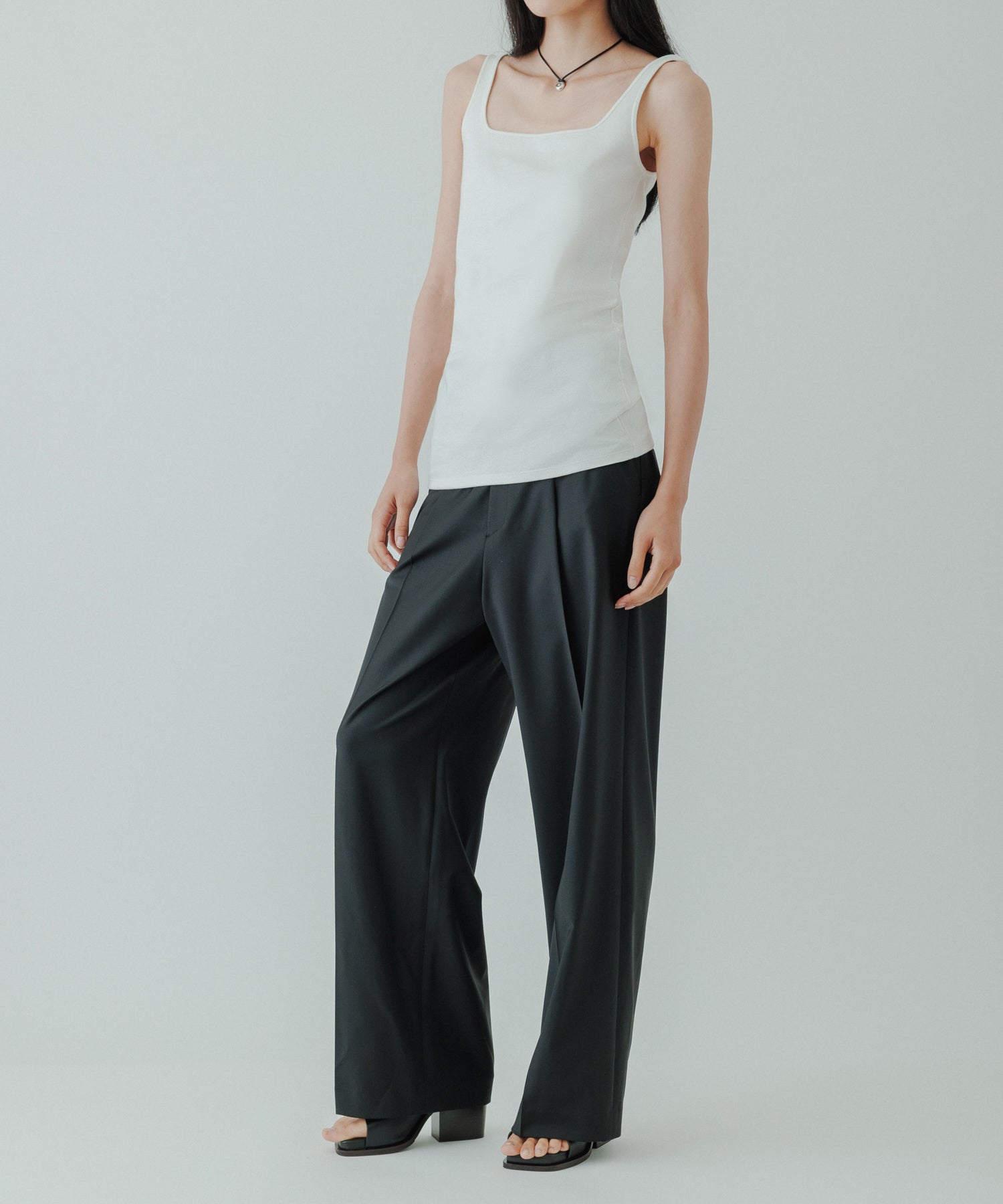 日本限定モデル yo BIOTOP slacks High waist slacks High レディース