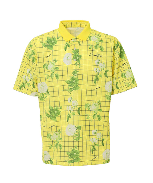 JUN&ROPÉ MEN / 【ECO】【UV】フローラルプリント半袖ポロシャツ