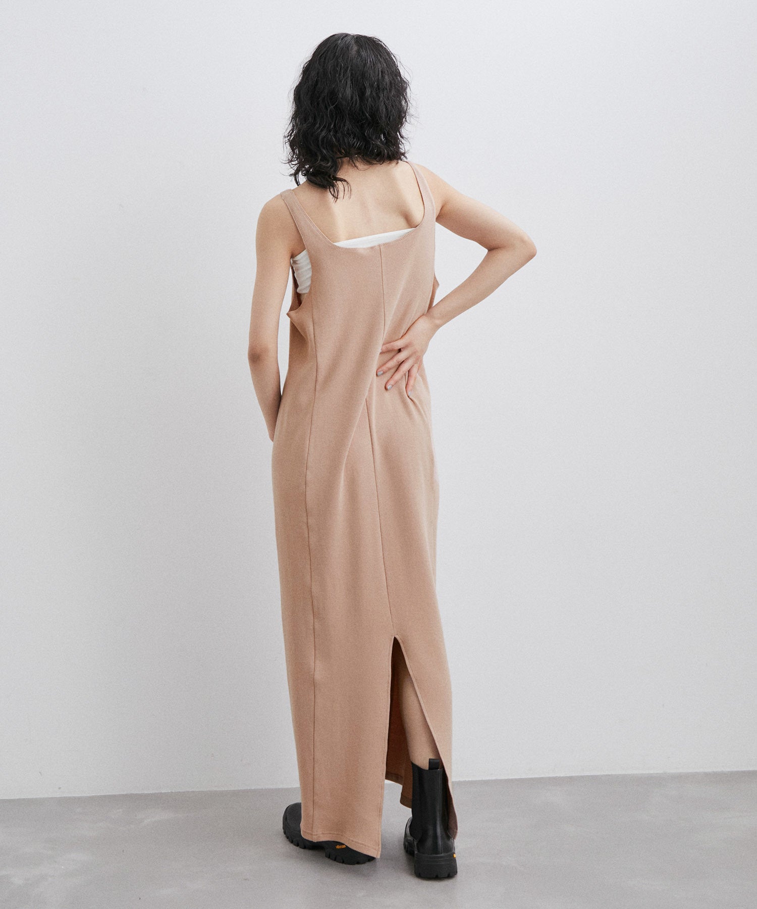 【ピンク系（65）】<SETアイテム>【ADAM ET ROPE'】BOTANICAL DYED  DRESS