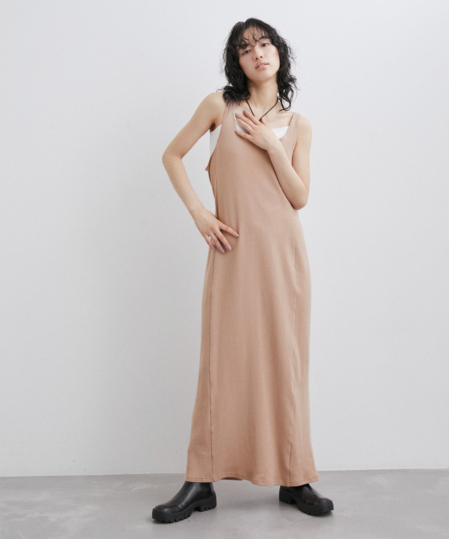 SETアイテム〉【ADAM ET ROPE'】BOTANICAL DYED DRESS ｜ ADAM ET ROPE 