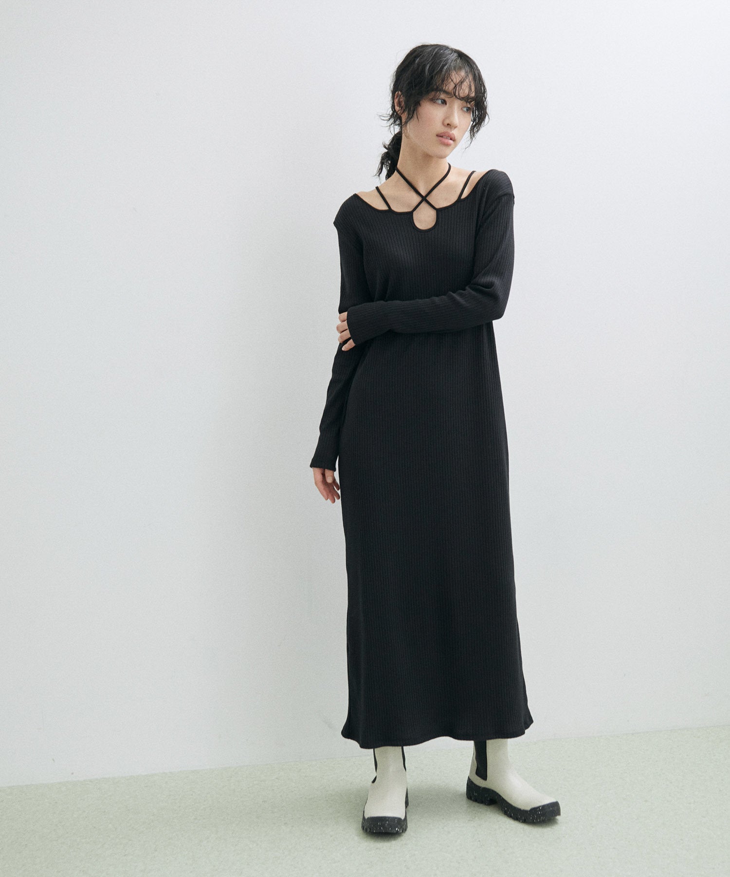 MURRAL】別注 Ivy long sleeve dress ｜ ADAM ET ROPE' | アダムエロペ 